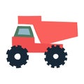 Cute Construction truck tipper. Royalty Free Stock Photo