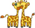 Cute couple giraffe Royalty Free Stock Photo