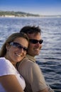Cute Couple Sailing Royalty Free Stock Photo
