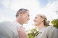 Cute couple smiling at each other Royalty Free Stock Photo