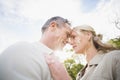 Cute couple smiling at each other Royalty Free Stock Photo