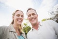 Cute couple smiling at each other Royalty Free Stock Photo