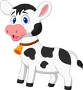 Cute cow cartoon Royalty Free Stock Photo