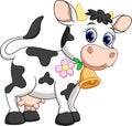 Cute cow cartoon Royalty Free Stock Photo