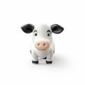 Cute Cow Toy In 3d Max With Shallow Depth Of Field