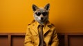 Cute Coyote: Extreme Minimalist Photography Inspired By Wes Anderson