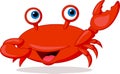 Cute crab cartoon