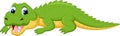 Cute crocodile cartoon