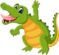 Cute crocodile cartoon