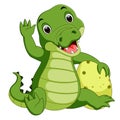 Cute crocodile cartoon