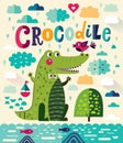 Cute crocodile