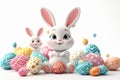 Cute 3D Easter Bunny