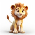 Cute 3d Pixar Lion King Wallpaper - Photo-realistic Animal Animation