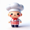 CHEF 3D CUTE RENDER OCCUPATION ILLUSTRATION STYLE