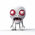 Cute 3d Zombie Logo With Playful Character Design