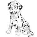 Cute dalmatian dog design