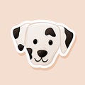 Cute Dalmatian dog sticker