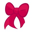 Cute Deep Burgundy Red Bow