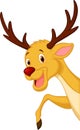 Cute deer head cartoon