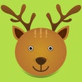 A cute deer vector illustration