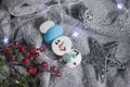 Cute delicious marshmallow ,dessert card beautiful christmas background