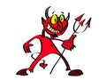 Cute devil Royalty Free Stock Photo