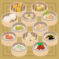 Cute Dimsum Set