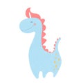 Cute dinosaur unicorn baby print dino with horn