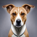 Cute dog looking at the viewer - ai generated image Royalty Free Stock Photo
