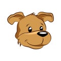 Cute dog Pet Illustration cartoon icon Royalty Free Stock Photo