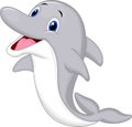 Cute dolphin cartoon Royalty Free Stock Photo