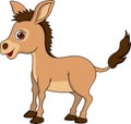 Cute donkey cartoon Royalty Free Stock Photo