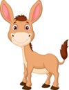 Cute donkey cartoon