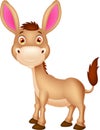 Cute donkey cartoon Royalty Free Stock Photo