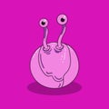 Doodle Monster Alien Snail
