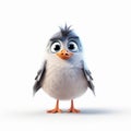 Cute And Dreamy Angry Birds Character With Photorealistic Rendering