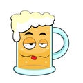 Cute drunk beer mug