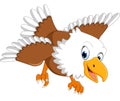 Cute eagle cartoon Royalty Free Stock Photo