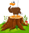 Cute eagle cartoon Royalty Free Stock Photo