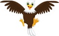 Cute eagle cartoon Royalty Free Stock Photo