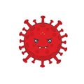 Evil Virus Characters Vector Illustration