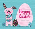 Cute Easter bunnie Royalty Free Stock Photo