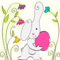 Cute Easter bunny Royalty Free Stock Photo