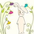 Cute Easter bunny Royalty Free Stock Photo
