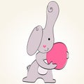 Cute Easter bunny Royalty Free Stock Photo