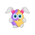 Cute easter bunny egg Royalty Free Stock Photo