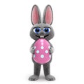 Easer rabbit with easter egg Royalty Free Stock Photo