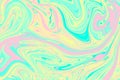 Unique digital fluid art technique background in trendy pastel colors for spring or summer posters