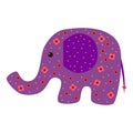 Cute lillac elephant