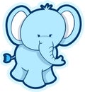 Cute Elephant Vector